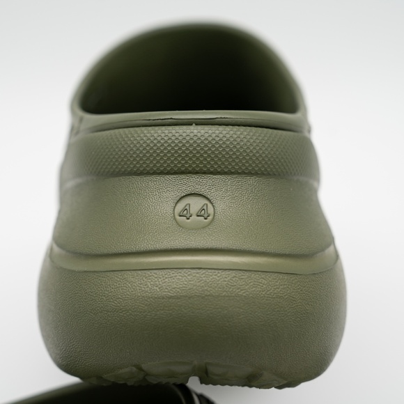 size 44 - Balenciaga Crocs Mule Green Khaki Rubber Slide Sandal Platform main image 4